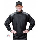 Smitty Major League Replica Convertible Umpire Jacket - Black with Charcoal Grey