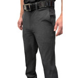 Smitty Tapered Charcoal Grey Flat Front Umpire Base Pants