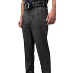 Smitty Tapered Charcoal Grey Pleated Umpire Base Pants