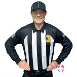 California (SJVOA) 2 1/4" Stripe Long Sleeve Football Referee Shirt
