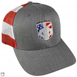 Ump-Attire.com Stars and Stripes Patriotic Trucker Cap