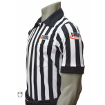 Illinois (IHSA) 1" Stripe Short Sleeve Football Referee Shirt