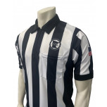Minnesota (MSHSL) 2 1/4" Stripe Body Flex Short Sleeve Football Referee Shirt