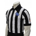 Georgia (GHSA) 2" Stripe Body Flex Short Sleeve Referee Shirt