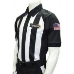 Louisiana (LHSOA) 2 1/4" Stripe Body Flex Short Sleeve Football Referee Shirt