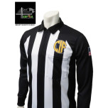 California (EBFOA) 2 1/4" Stripe Long Sleeve Football Referee Shirt