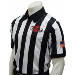 Mississippi (MHSAA) 2" Stripe Body Flex Short Sleeve Football Referee Shirt