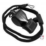 Fox 40 Classic Referee Whistle with Cushioned Mouth Guard and 9" PTS Lanyard