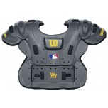 Wilson MLB West Vest Platinum Umpire Chest Protector - 10.75"