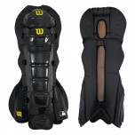 Wilson MLB West Vest Pro Gold 2 Umpire Shin Guards with Memory Foam - Special Buy