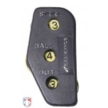 Champro 3-Dial Optic Yellow Plastic Umpire Indicator - 4/3/3 Count