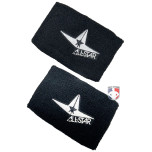 All-Star 4 1/2" Black Umpire Wrist Bands