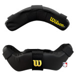 Wilson Synthetic Leather Umpire Mask Replacement Pads - Black
