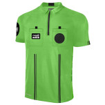 Capelli Sport Men's Official 1/4 Zip Soccer Referee Shirt - Green and Black