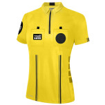 Capelli Sport Women's Official 1/4 Zip Soccer Referee Shirt - Yellow and Black