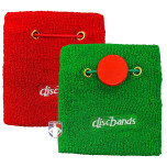 Discbands Wrestling Officials Alternate Choice Red and Green Wristbands