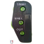 Diamond Defender 3-Dial Neon Green Plastic Umpire Indicator - 4/3/3 Count