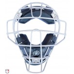 Force3 Silver Defender Umpire Mask with Black