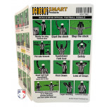 RefSmart Deluxe Football Referee Signal & Yardage Card