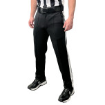 Smitty Performance Poly Spandex Ultra Tapered Fit Black Football Referee Pants