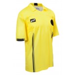 Final Decision Europa II Short Sleeve Soccer Referee Shirt - Yellow