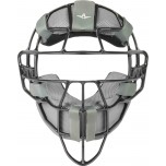 All-Star Black Magnesium Umpire Mask with Grey LUC
