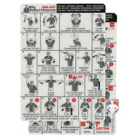 2026 Football Referee Penalty Signal & Yardage Card by Williams