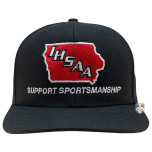 Iowa (IHSAA) Umpire Cap - Black