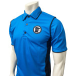 Minnesota (MSHSL) Men's Short Sleeve Swimming / Volleyball Referee Shirt - Bright Blue