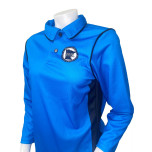 Minnesota (MSHSL) Women's Long Sleeve Swimming / Volleyball Referee Shirt - Bright Blue