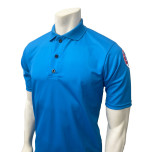 Missouri (MSHSAA) Men's Short Sleeve Volleyball Referee Shirt - Bright Blue