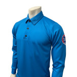 Missouri (MSHSAA) Men's Long Sleeve Volleyball Referee Shirt - Bright Blue