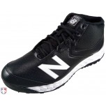 New Balance V3 Black & White Mid-Cut Umpire Base Shoes