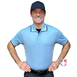 Mizuno Performance Short Sleeve Traditional Umpire Shirt - Powder Blue