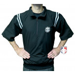 New York State Baseball Umpires Association (NYSBUA) Short Sleeve Umpire Jacket - Black and White