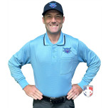 Old Dominion Softball Umpires Association (ODSUA) Long Sleeve Umpire Shirt - Powder Blue