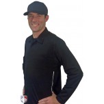 Smitty Long Sleeve Vertical Stripe Umpire Shirt - Black