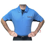 Louisiana (LHSOA) Short Sleeve Umpire Shirt - Sky Blue with Black