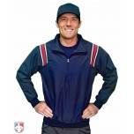 Smitty Traditional Half-Zip Umpire Jacket - Navy and Red
