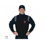 AHSAA Smitty Fleece Lined Umpire Jacket - Black and White