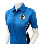 Minnesota (MSHSL) Short Sleeve Body Flex Women's Softball Umpire Shirt - Bright Blue