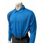 Smitty NCAA Softball Long Sleeve Body Flex Men's Umpire Shirt - Bright Blue