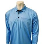 West Nyack Little League (WN) Long Sleeve Umpire Shirt - Sky Blue with Black