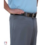 Smitty Flat Front Poly Spandex Medium Grey Combo Umpire Pants