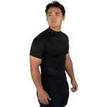 ThighPro Locked In Mock Neck Short Sleeve Compression Shirt