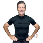 ThighPro Locked In Mock Neck Short Sleeve Compression Shirt