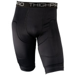 ThighPro Men's Protective Umpire Compression Shorts - Black
