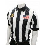California (CIF) 2 1/4" Stripe Short Sleeve Football Referee Shirt