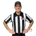 Louisiana Lacrosse (LLOA) 2 1/4" Stripe Body Flex Short Sleeve Referee Shirt