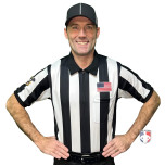 Louisiana Lacrosse (LLOA) 2 1/4" Stripe Short Sleeve Referee Shirt